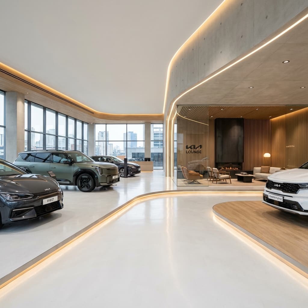 Trupti Kia Showroom Exterior