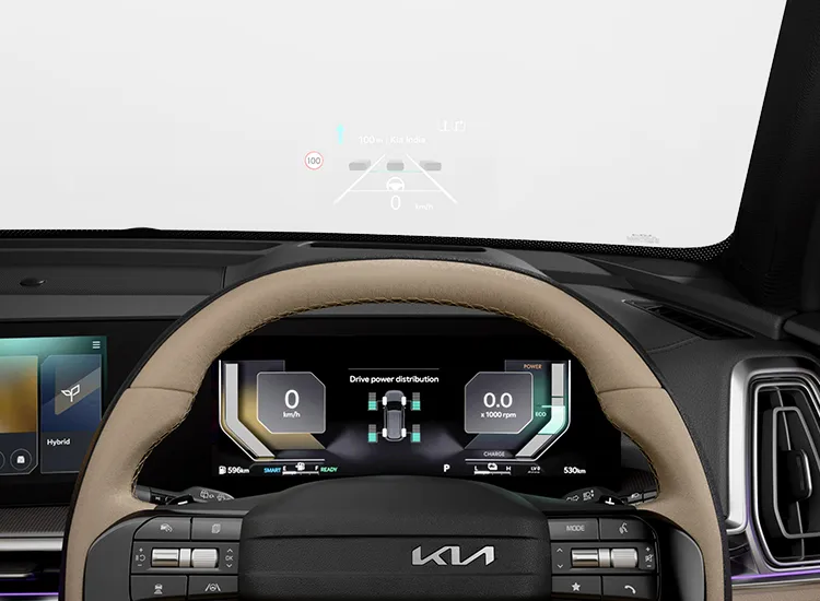 31.24cm (12.3”) HD Display Instrument Cluster with Head-up Display Unit